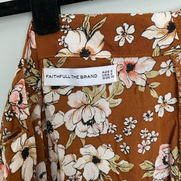 Faithful the Brand Caribe Wrap Skirt sz XS - Picture 5 of 6